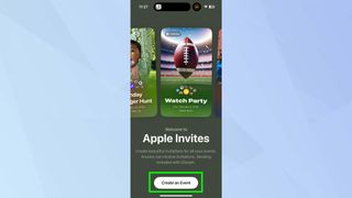 Apple Invites Create an Event