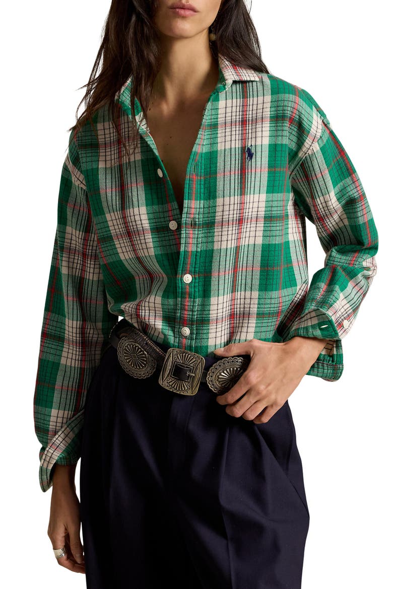 Relaxed Fit Plaid Shirt