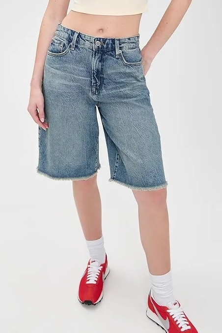 Good American Good Standard Ease Bermuda Shorts