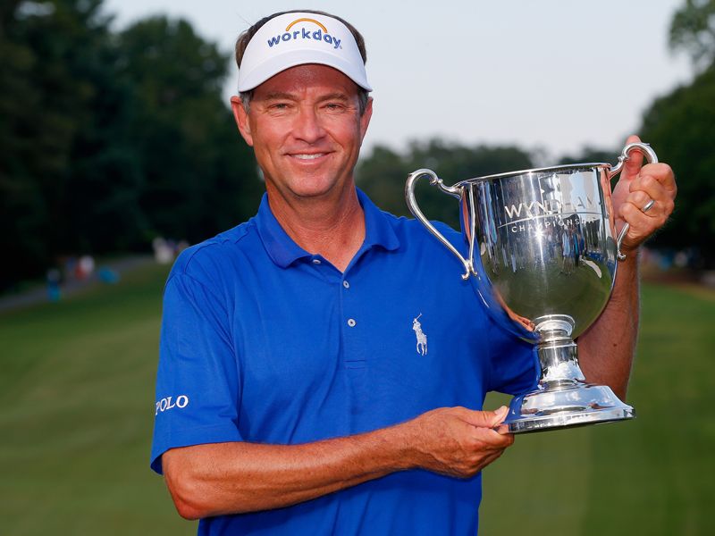 Davis Love III won the Wyndham Championship