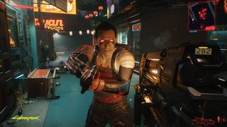Cyberpunk 2077 Big Gun Alley Screenshot