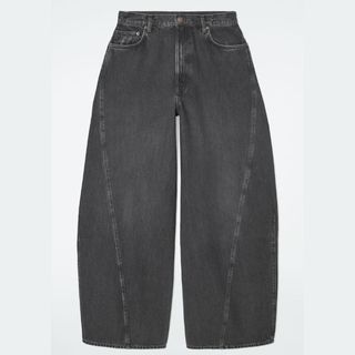 Cos Twist Barrel Leg Jeans cut out 