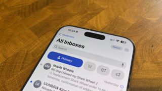 Apple Intelligence iOS 18.2 developer beta Mail app on iPhone 16 Pro Max