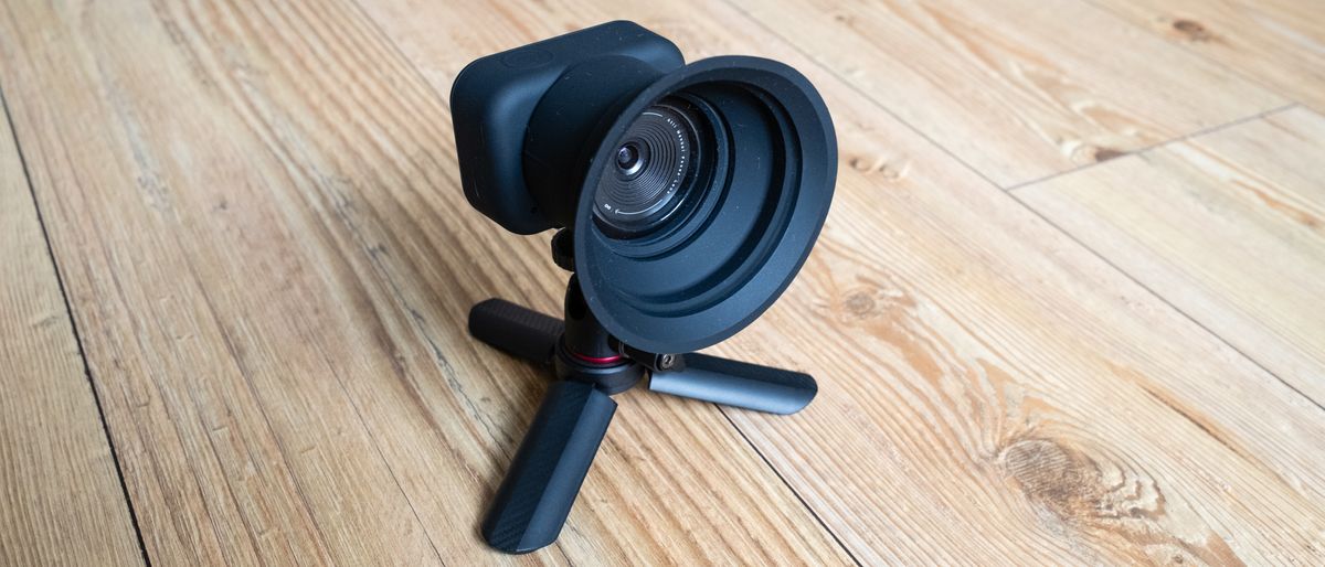 ATLI EON Timelapse Camera with silicone cover and lens hood