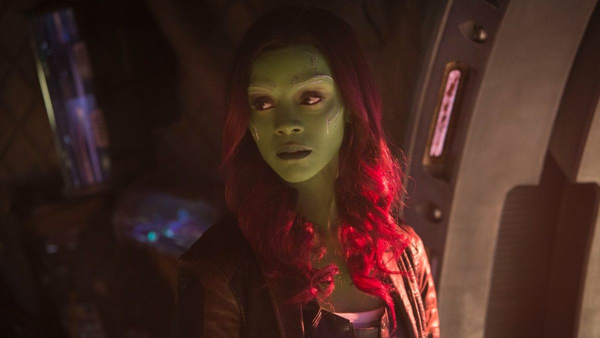 Zoe Saldana in Avengers: Infinity War