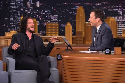 Kit Harington and Jimmy Fallon