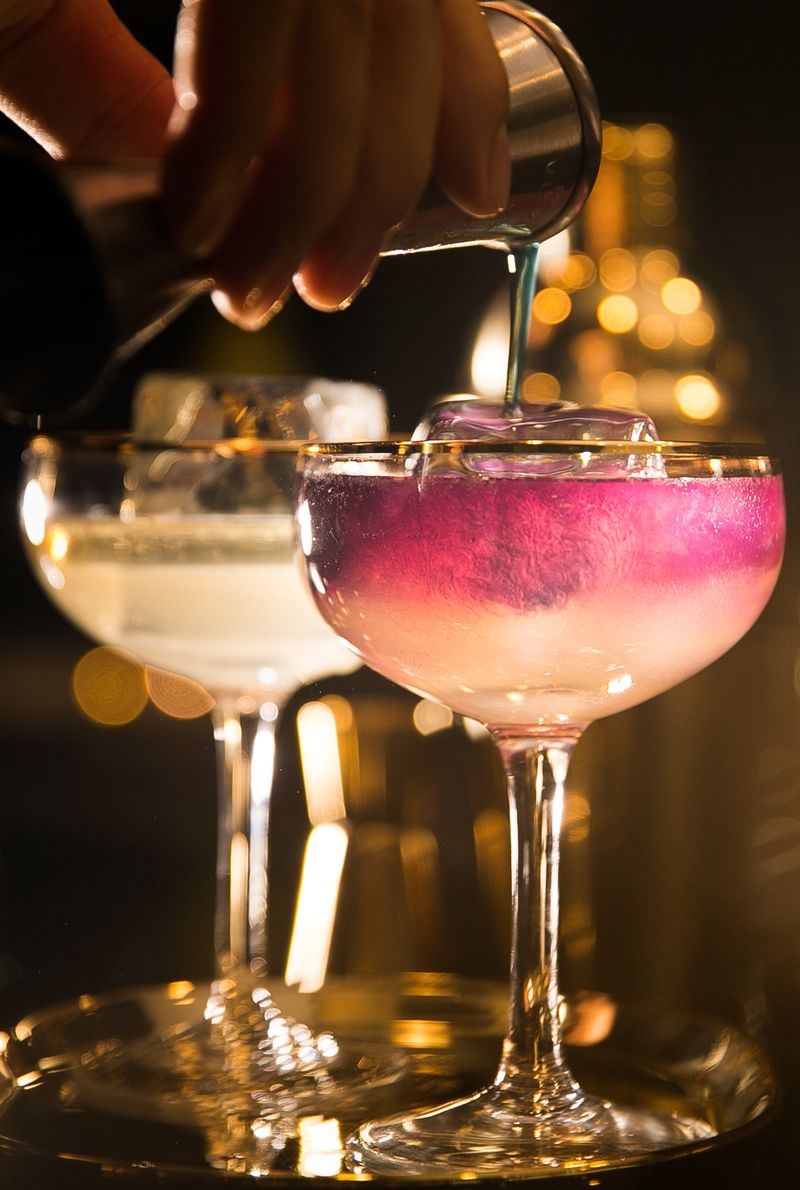 Ültra Violet Rain cocktail