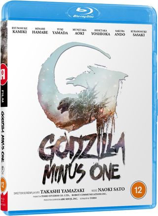 The cover of the Godzilla Minus One Blu-ray.