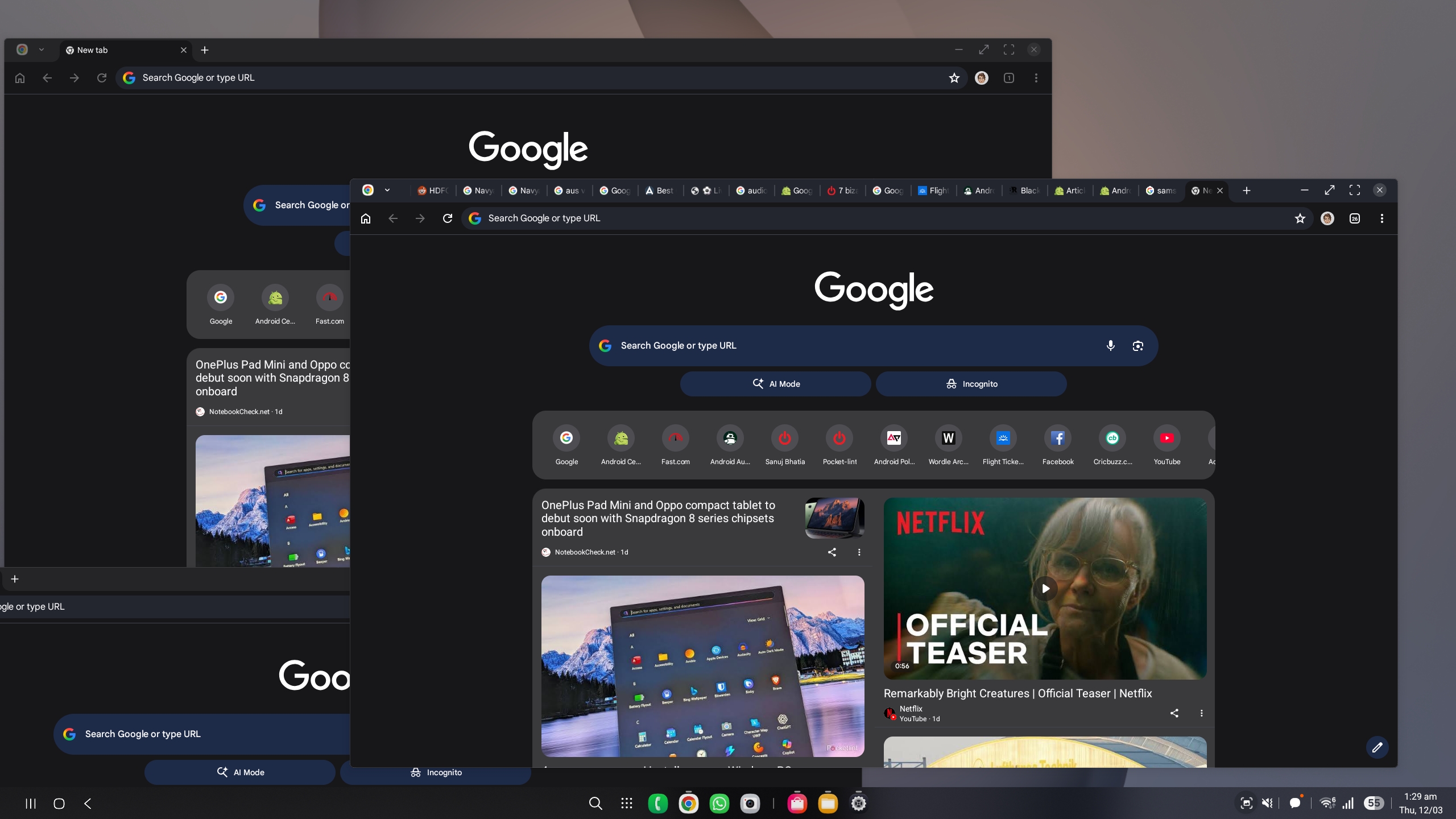 Samsung DeX on Galaxy S26 Ultra screenshots