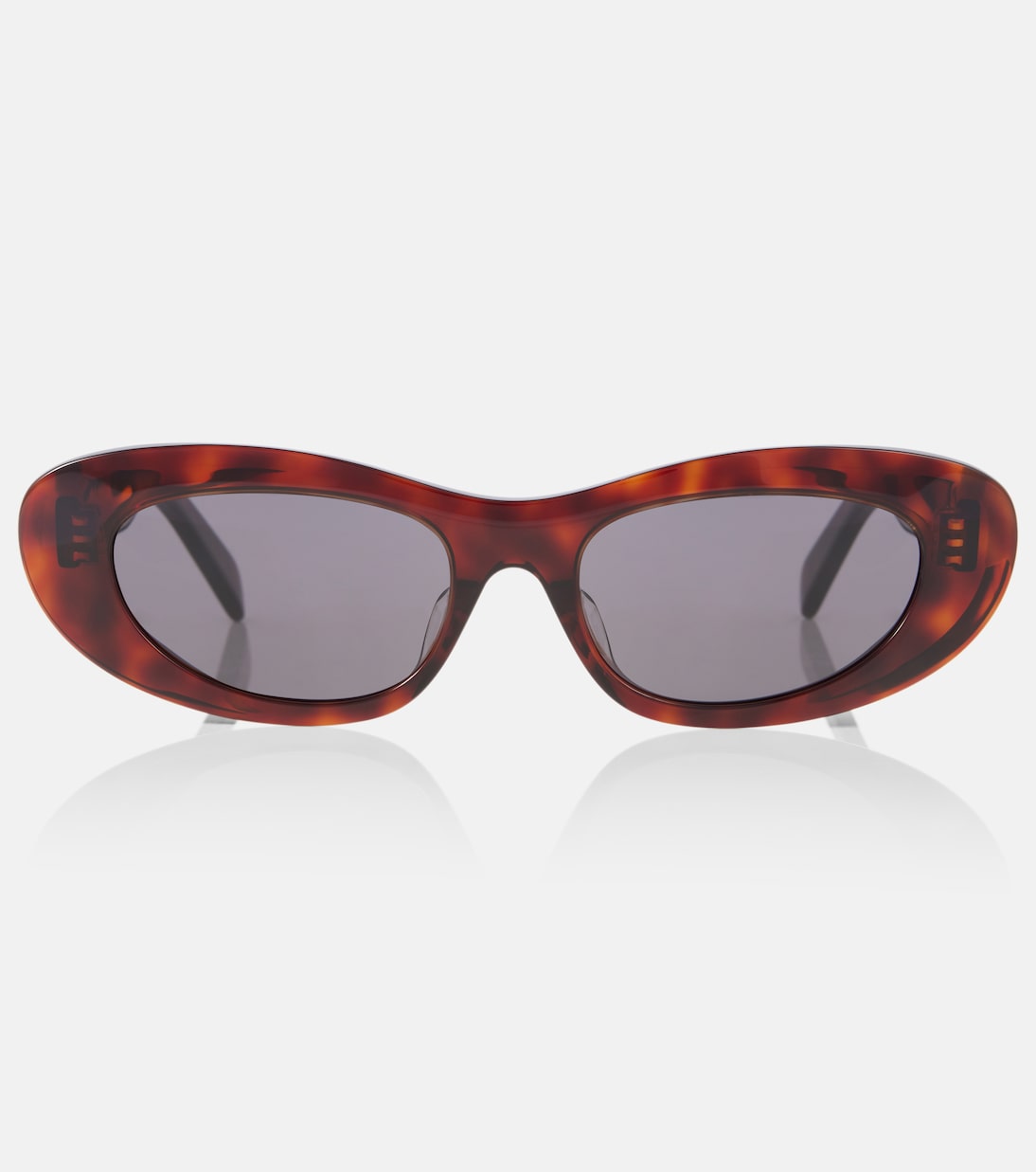 Bold 3 Dots Oval Sunglasses