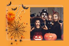 A collage of some of the best Halloween games for kids