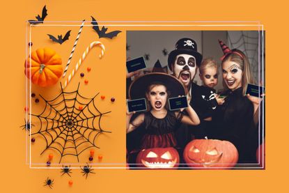 A collage of some of the best Halloween games for kids 
