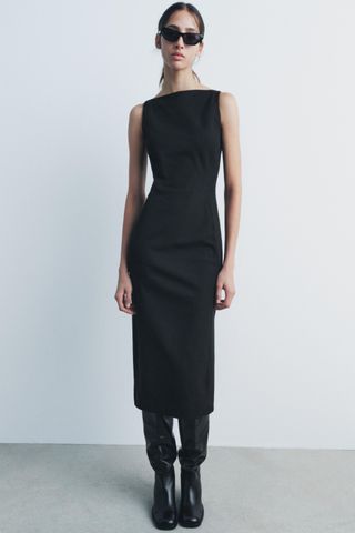 Zw Collection Sleeveless Midi Dress