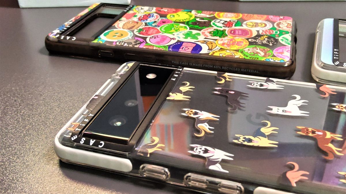 CASETiFY Google Pixel 6 cases on a table
