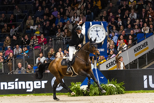 Showjumping results: Richard Vogel and United Touch S winning the Longines FEI Jumping World Cup in Stuttgart, Germany