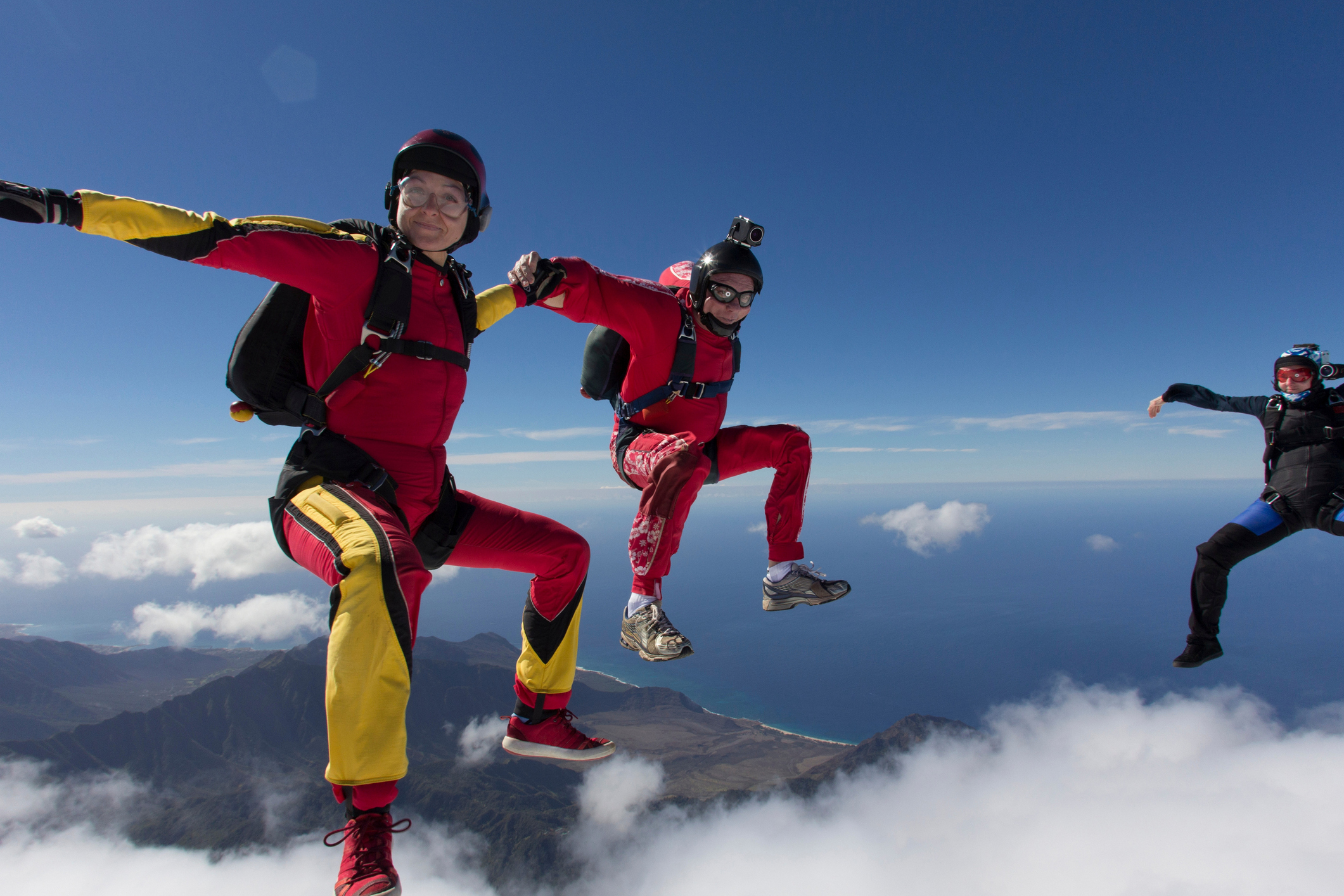 group skydiving