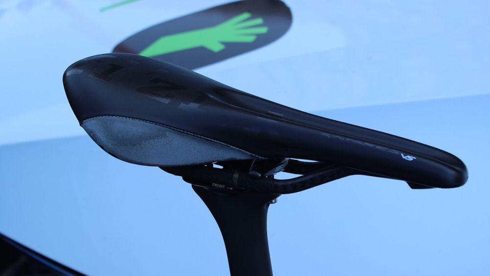Boasson-Hagen's Fizik Antares saddle has had its fair share of use