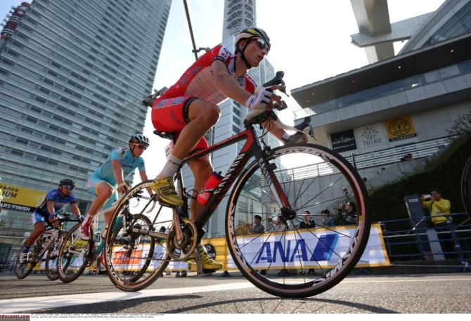 Alexander Kristoff (Katusha) in action in Saitama.