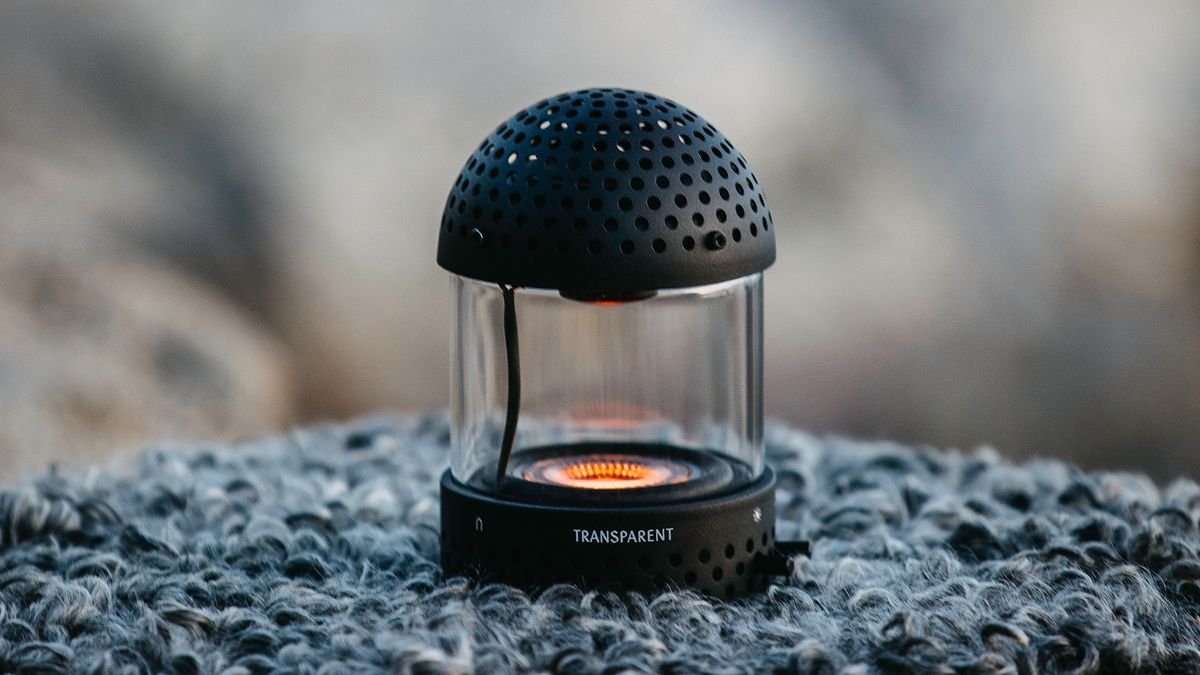 The Transparent Light Speaker is Bluetooth speaker and lantern in