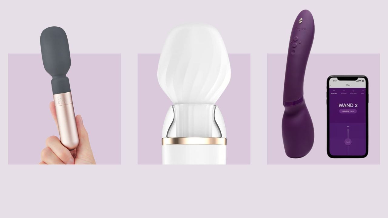 A selection of the best wand vibrators, tried and tested for 2025, including picks from Love Not War, Satisfyer, and We-Vibe