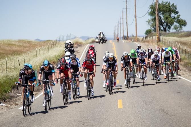 A large group split off the front of the peloton