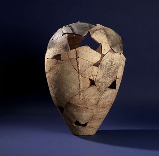 vessel that likely held wine and was found at the archaeological site godin tepe