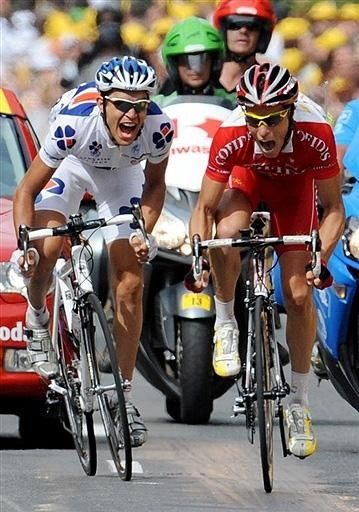 The sprint winds up