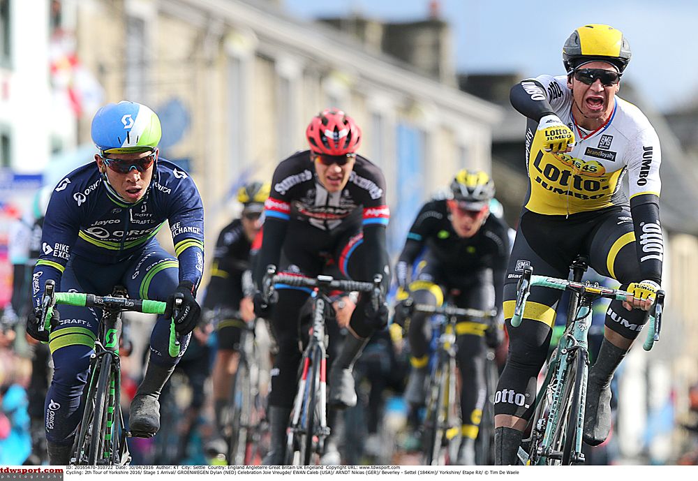 Dylan Groenewegen (LottoNL-Jumbo) wins Tour de Yorkshire opener