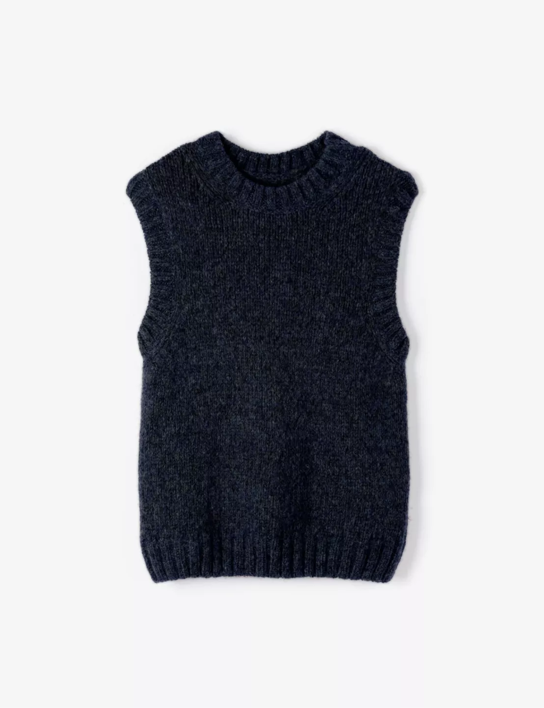 Knitted Tank - Navy