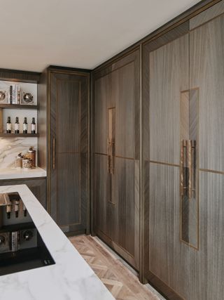 Luxury wooden kitchen cabinetry