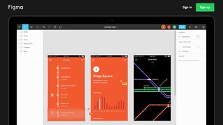 Figma enables whole teams to work on a UI design simultaneously, using shared brand assets, for a truly collaborative creative process