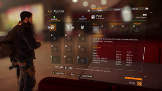 The Division allows you to customize your character's skills
