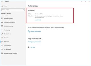 Windows 10 Confirm Activation