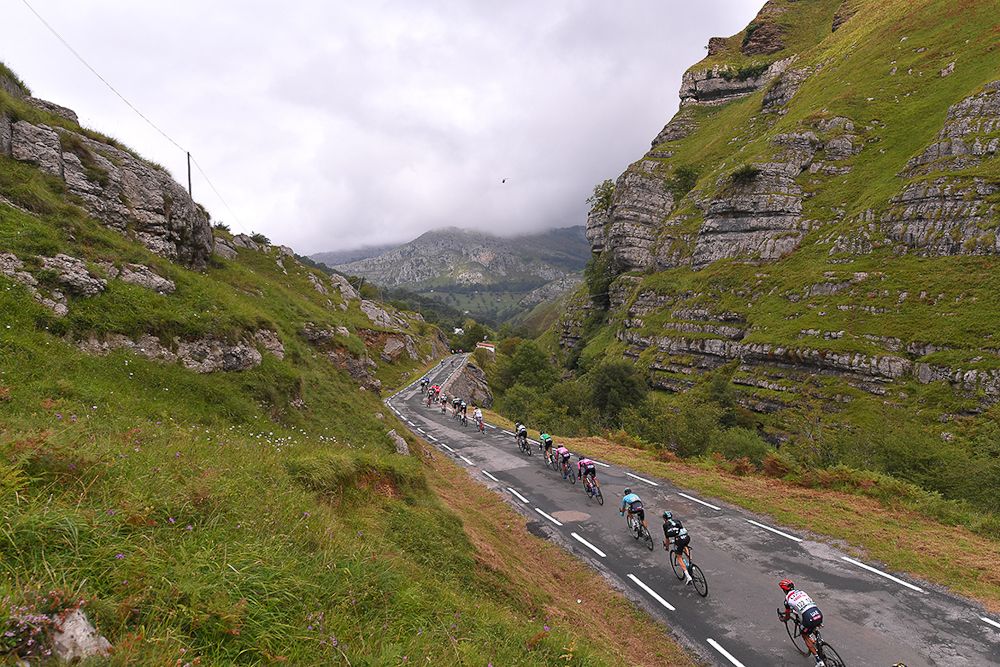 Scenery along the route of stage 17 at the Vuelta a Espana