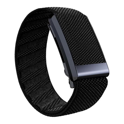 The Whoop 4.0 in black on a white background.