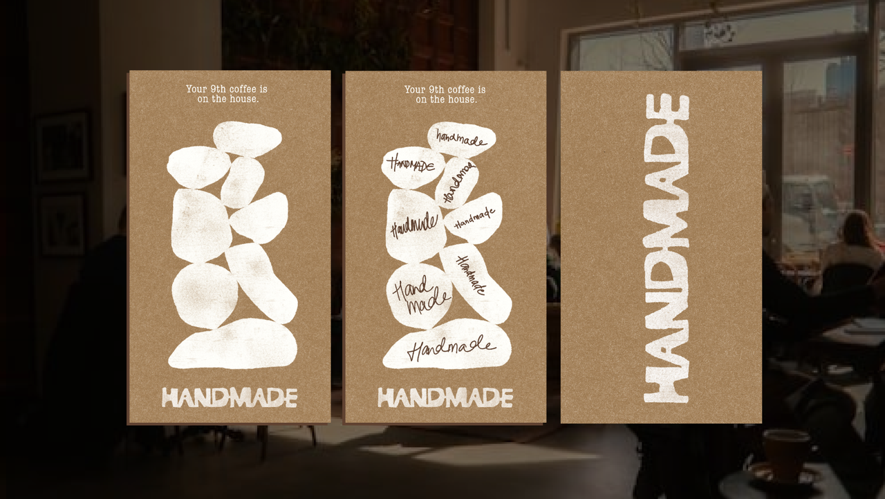Handmade coffee branding