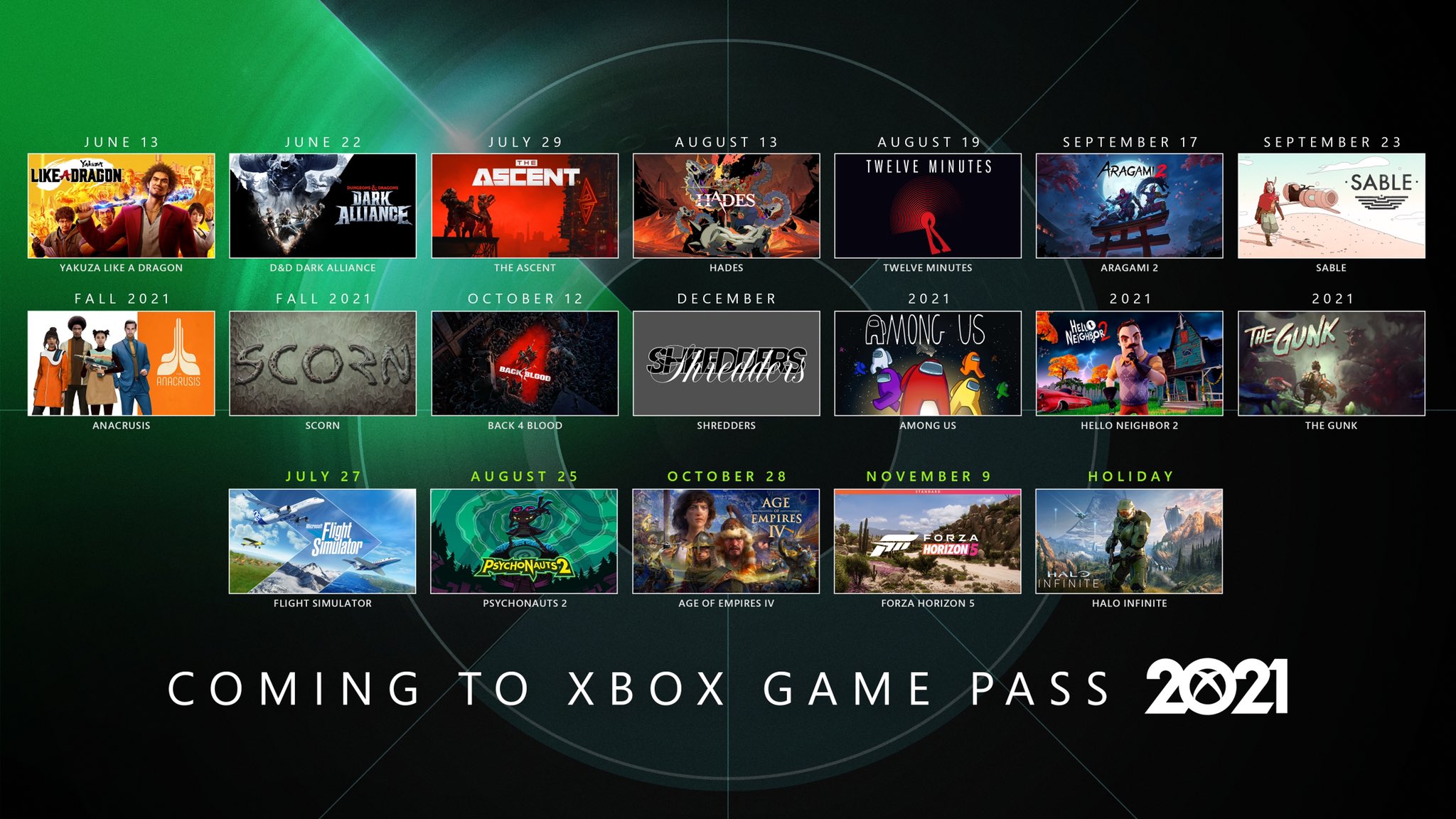 Xbox Game Pass Games