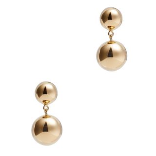 Lie Studio The Caroline 18kt gold-plated drop earrings