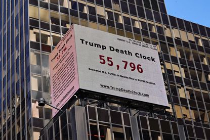 A billboard in New York