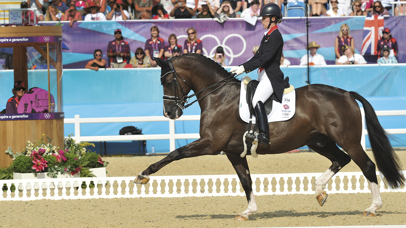 Pictured Charlotte Dujardin and Valegro at the London 2012 Olympics.