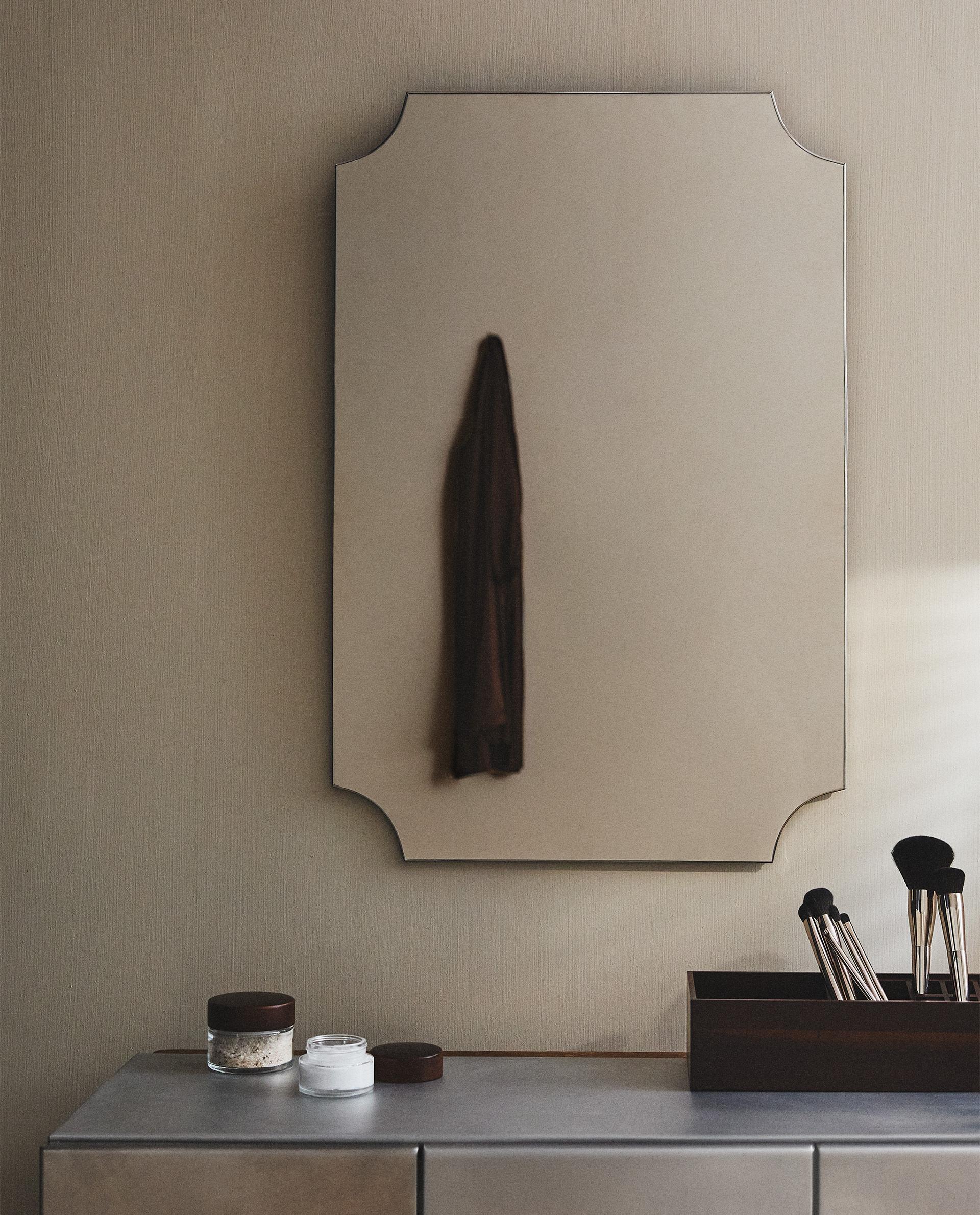 Silver Frame Mirror