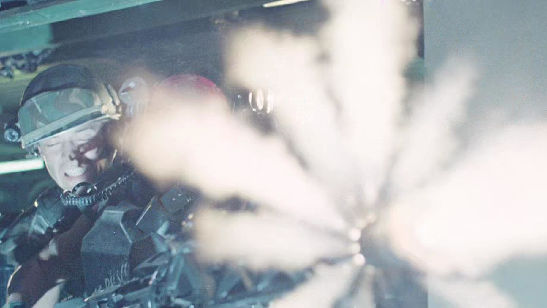 Screenshot from the sci-fi movie Aliens (1986)