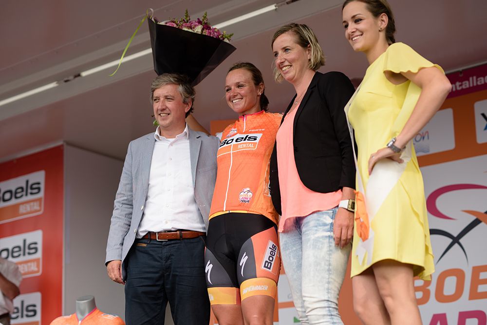 Chantal Blaak (Boels Dolmans) retains the race lead after the 116 km Stage 5 of the Boels Ladies Tour 2016 on 3rd September 2016