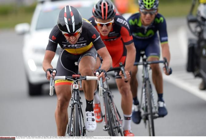 Stijn Devolder (Omega Pharma-QuickStep), Silvan Dillier (BMC) and Andrey Amador (Movistar) formed a dangerous escape late in Gent-Wevelgem