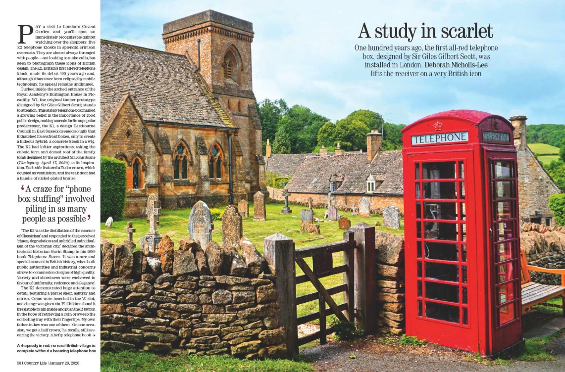 Spreads from Country Life January 28, 2026