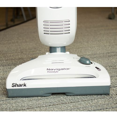 The cleaning path of the Shark Navigator is 10 inches, about average for most stick vacuum heads.