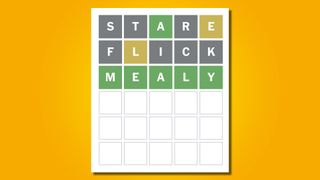 Wordle 636 answer on a yellow background