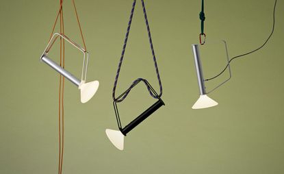 Portable lights by Muuto in anodized aluminium