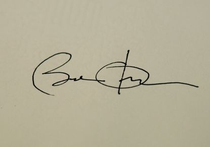 Barack Obama's signature.