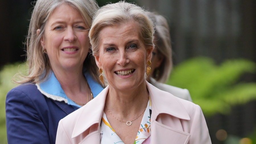 Sophie, Duchess of Edinburgh during the press day ahead of the 2026 RHS Chelsea Flower Show